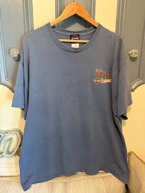 Harley-Davidson Bahamas Marlin Riding Motorcycle Graphic T-Shirt 2XL